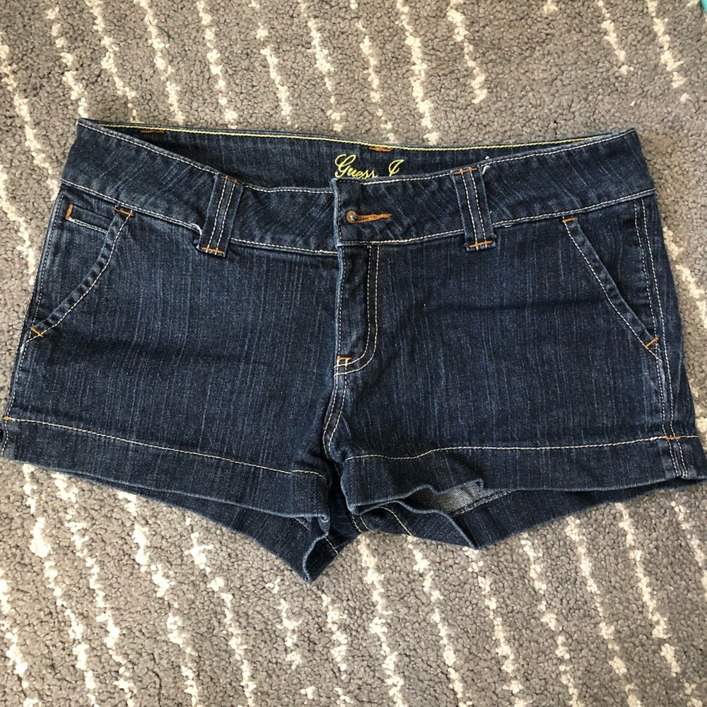 Guess Dark Jean Shorts